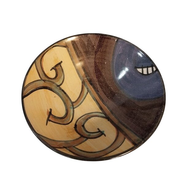 Mitch Yung Pottery Abstract Ceramic Bowl - Picture 2 of 6